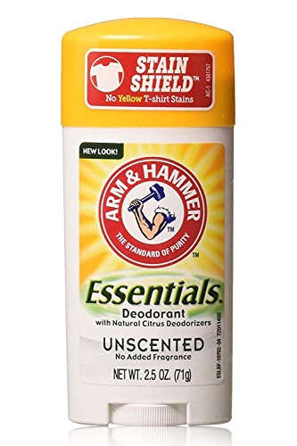 Arm Hammer Essentials Natural Deodorant Unscented 25 Ounce Pack of 4 0 belly baby and beyond
