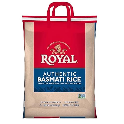 Authentic Royal Naturally Aged Long Grain Indian White Basmati Rice 15 lbs 0 belly baby and beyond
