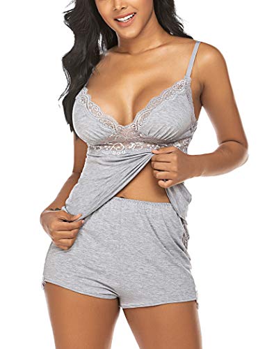 Avidlove Womens Sleepwear Lace Pajamas Cami PJS Set Pajama Set for Women 0 belly baby and beyond