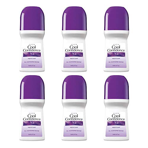 Avon COOL CONFIDENCE Antiperspirant Deodorant Roll On Original Scent 6 Pack 0 belly baby and beyond