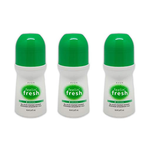 Avon Feeling Fresh Original Roll On Antiperspirant Deodorant 26 flozLot of 3 0 belly baby and beyond