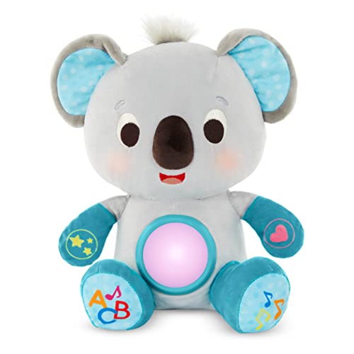 B toys B play Interactive Learning Sidekick Koala Developmental Toy Stuffed Animal Musical Baby Toy with Sounds Lights Educational Sensory Toys Newborns Babies 0 Months 0 belly baby and beyond
