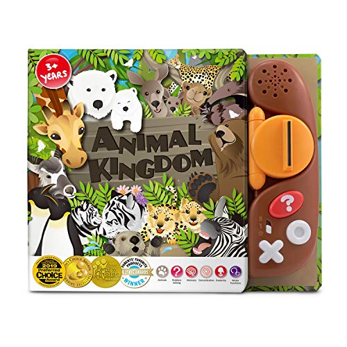 BEST LEARNING Book Reader Animal Kingdom Educational Talking Sound Toy to Learn Animals with Quiz Games for Kids Ages 3 to 8 Years Old Ideal 3 5 Boy or Girl Present for Birthdays 0 belly baby and beyond