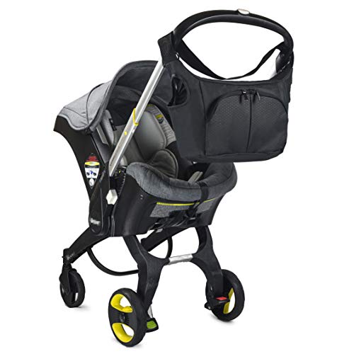 Baby Beyonds Essential Bag Compatible with Doona Car Seat Stroller with additional hooks and straps to be compatible with any universal stroller Converts into Tote Diaper Bag 0 belly baby and beyond