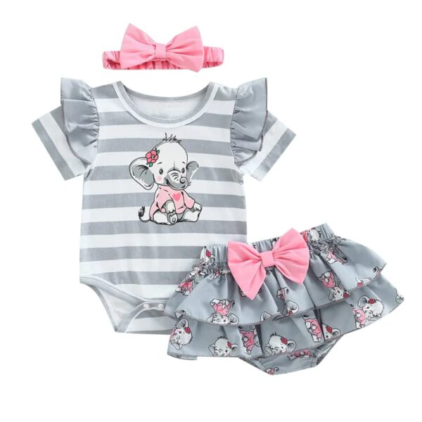 Baby Girl Clothes Infant Newborn Girl Outfits Summer Clothes Romper Short 0 belly baby and beyond