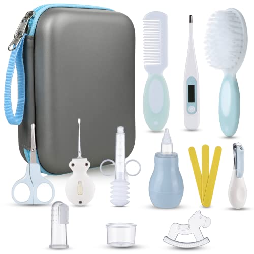 Baby Grooming and Health Kit Lictin 15 in 1 Safety Care Set Newborn Nursery Health Care Set with Hair BrushCombNail Clippers and More for Newborn Infant Toddlers Baby Boys Girls 0 belly baby and beyond