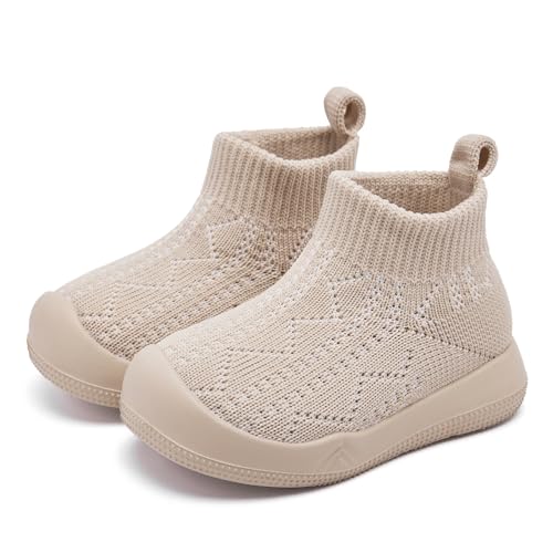 Baby Sock Shoes Baby Walking Shoes Non Slip Infant Slippers Baby House BootsTiny Toe First Sneakers for Boy Girl 0 belly baby and beyond