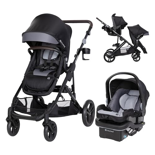 Baby Trend Morph Single to Double Modular Travel System Black 0 belly baby and beyond