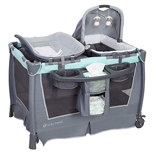 Baby Trend Retreat Nursery Center Hint of Mint 0 belly baby and beyond