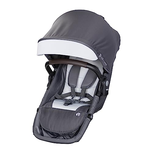 Baby Trend Second Seat for Morph Single to Double Stroller Dash Grey 0 belly baby and beyond