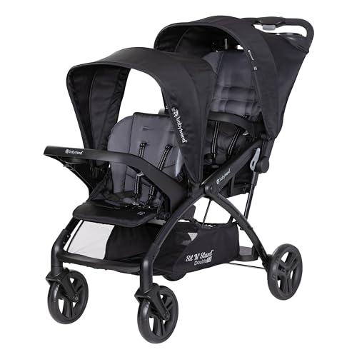 Baby Trend Sit N Stand Double 20 Stroller Dash Black 0 belly baby and beyond