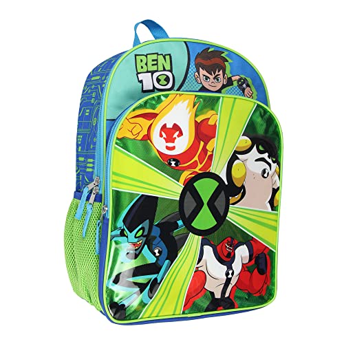 Bioworld Ben 10 Backpack Omnitrix Omniverse 16 Alien Force Kids School Travel Backpack 0 belly baby and beyond