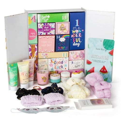 Birthday Gifts for WomenHappy Birthday Surprise Box 15pcs Luxury Spa Gifts for Her Gift Box for Teen Girls Unique with Hand Cream Diy Nails Set Skin Care Gift Sets for Women Mom Daughter 0 belly baby and beyond