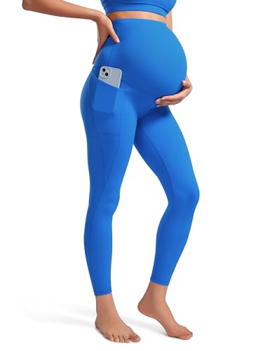 CRZ YOGA Womens Butterluxe Maternity Leggings with Pockets Over The Belly 25 Workout Active Yoga Pregnancy Pants Soft 0 belly baby and beyond