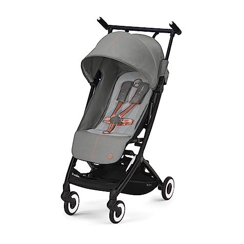 CYBEX Libelle 2 Ultra Compact and Lightweight Baby Pockit Travel Stroller with UPF 50 Sun Canopy for Babies and Toddlers Carry On Luggage Compliant Compatible with CYBEX Car Seats Lava Grey 0 belly baby and beyond