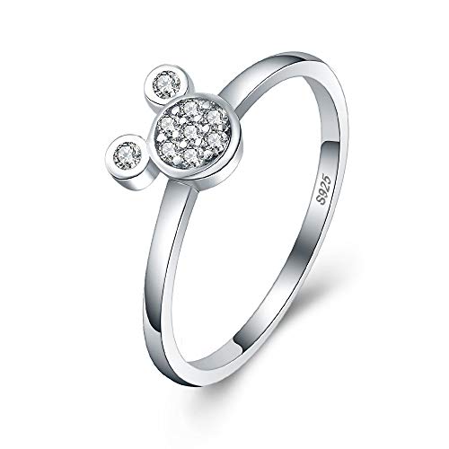 CZ Mini Mouse Rings for Women Sterling Silver 0 belly baby and beyond
