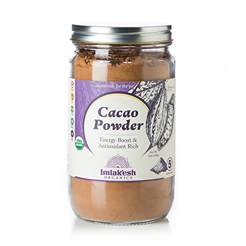 Cacao Powder 12 Ounce Glass Jar Chocolate Keto Paleo Organic Regenerative Heirloom Baking Sugar Free Gluten Free Non GMO 0 belly baby and beyond
