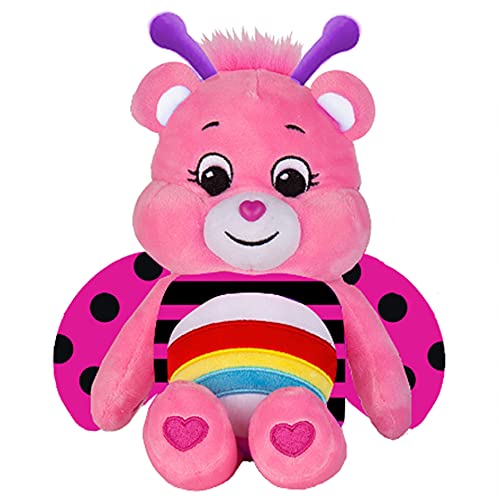 Care Bears Spring Theme Ladybug Cheer Bear Fun Size Plush Perfect Stuffed Animal Holiday Birthday Gift Super Soft and Cuddly Good for Girls and Boys Employees Collectors Ages 4 0 belly baby and beyond