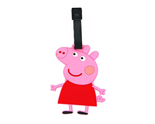 Cartoon Luggage Tag Suitcase ID Tag with Adjustable Strap 0 belly baby and beyond