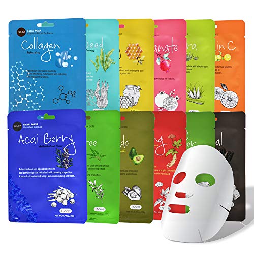 Celavi Essence Facial Sheet Face Mask Variety Set Classic Authentic Korean Moisturizing Skincare 12 Packs 0 belly baby and beyond
