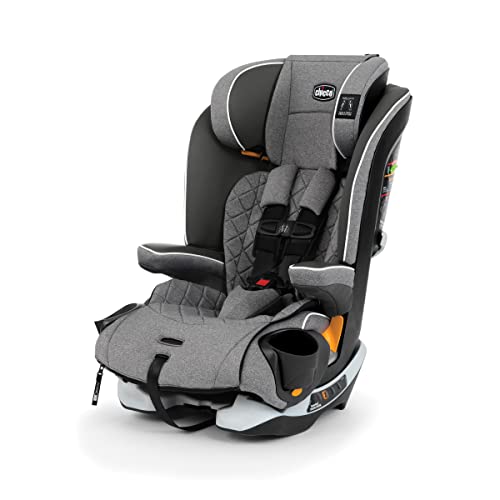 Chicco MyFit Zip Harness Booster Car Seat Granite Grey 0 belly baby and beyond