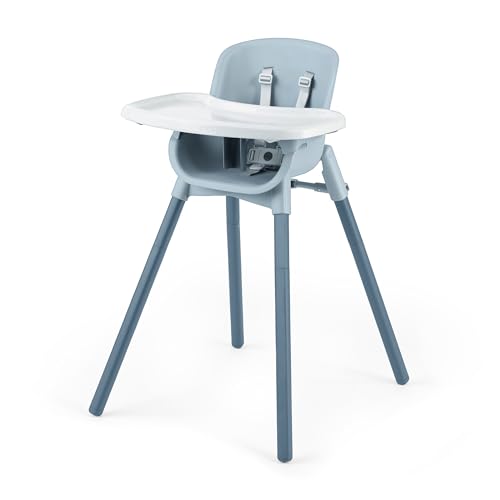 Chicco Zest 4 in 1 Folding High Chair Feeding Chair Toddler Chair and Youth Stool Multi Use Easy Clean High Chair CapriBlue 0 belly baby and beyond