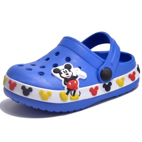 Childrens Clogs Cute Cartoon Boys and Girls Garden Shoes Clogs Slippers Toddlers One Foot Lightweight Beach Pool Sandals 0 belly baby and beyond