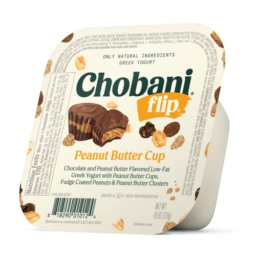 Chobani Flip Low Fat Greek Yogurt Chocolate Peanut Butter Cup 45oz 0 belly baby and beyond