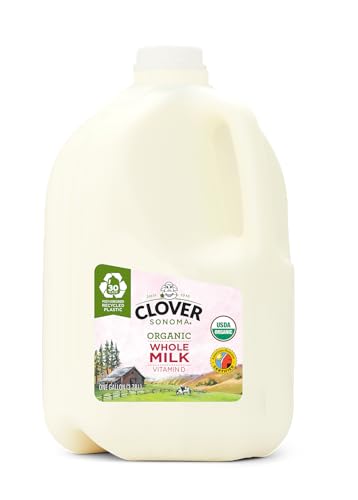 Clover Sonoma Organic Whole Milk Gallon 128 oz 0 belly baby and beyond