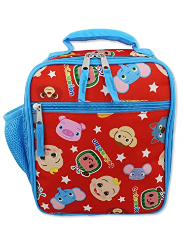 CoComelon Boys Girls Soft Insulated School Lunch Box Red One Size 0 belly baby and beyond
