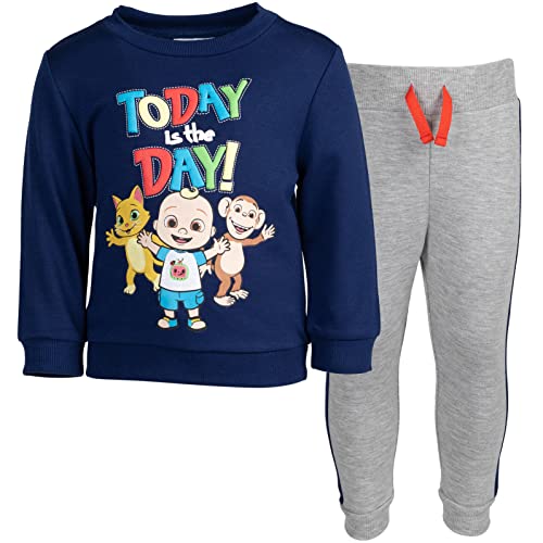 CoComelon Cody JJ Fleece Pullover Sweatshirt and Jogger Pants Set Infant to Toddler 0 belly baby and beyond