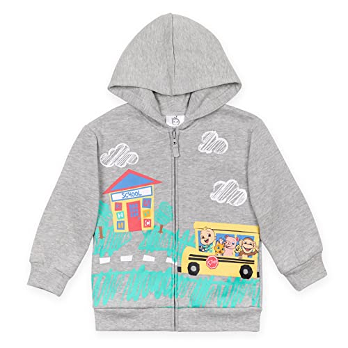 CoComelon JJ Fleece Zip Up Hoodie Infant to Toddler 0 belly baby and beyond