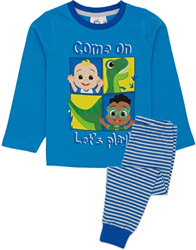 CoComelon Kids Pyjamas Boys Musical Long Sleeve T Shirt With Trousers Pjs Loungewear Gift For Him 0 belly baby and beyond