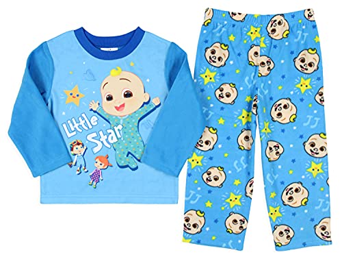 CoComelon Toddler Boys Long Sleeve Pajama Shirt Pants Set 0 belly baby and beyond