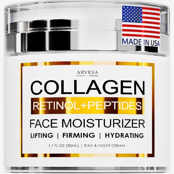 Collagen Cream Face Moisturizer Anti Aging Face Cream Wrinkle Cream for Women and Men with Retinol Peptides and Hyaluronic Acid Day and Night Best Facial Moisturizer 0 belly baby and beyond