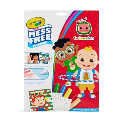 Crayola Color Wonder Cocomelon Coloring Pages Markers Mess Free Coloring Gift for Kids Age 3 4 5 6 0 belly baby and beyond