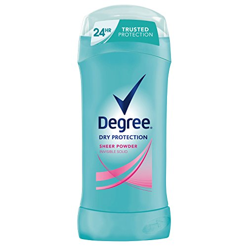 DEGREE Sheer Powder Antiperspirant Deodorant Stick Blue 26 Oz 0 belly baby and beyond