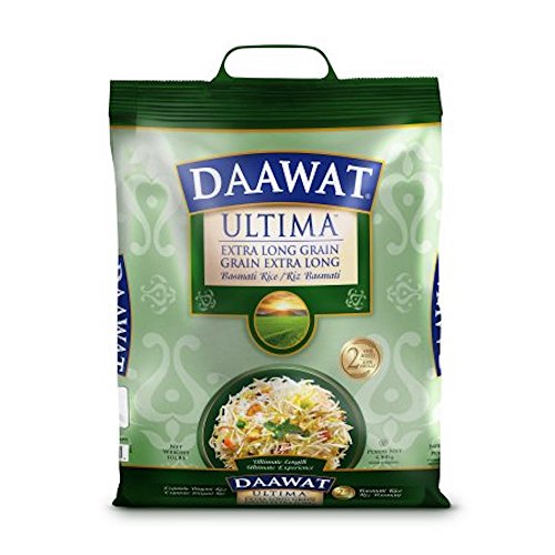 Daawat Ultima Extra Long Grain Basmati Rice 2 Years Aged 10lbs 0 belly baby and beyond