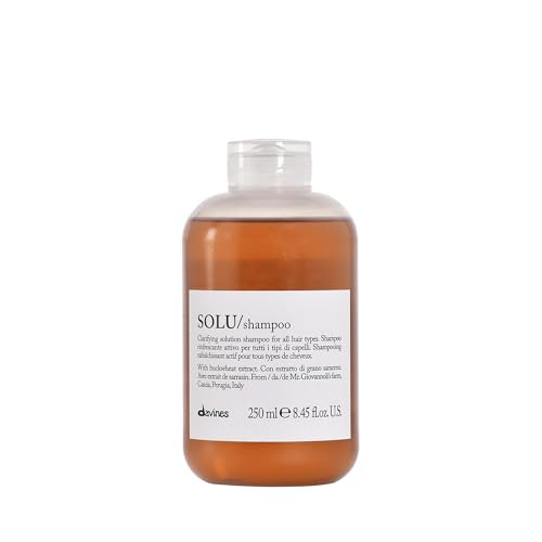 Davines SOLU Shampoo Clarify And Remove Residue Refresh Scalp And Leave Hair Shiny And Soft 0 belly baby and beyond