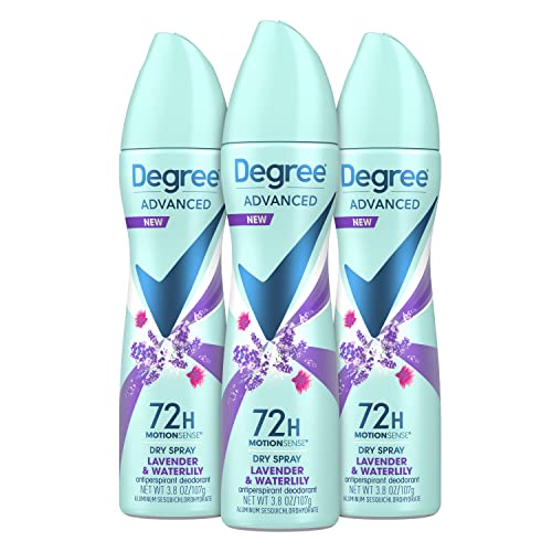Degree Antiperspirant Deodorant Dry Spray 72 Hour Sweat and Odor Protection Lavender and Waterlily Deodorant Spray For Women With MotionSense Technology 38 oz 3 Count 0 belly baby and beyond