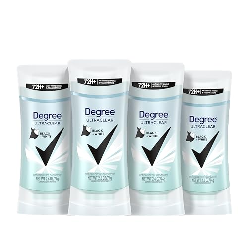 Degree Womens BlackWhite 4 Count Antiperspirant Balm 26 oz Protects from Deodorant Stains Fresh Scent 48H Non Stop Protection 0 belly baby and beyond