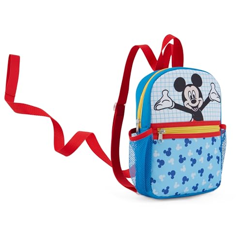 Disney Baby Mini Backpack Mickey Mouse Happy Stripe 10 inch 0 belly baby and beyond