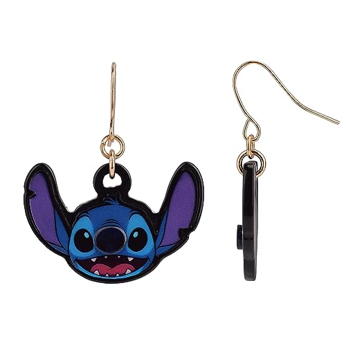 Disney Earrings One Pair in Authentic Jewelry Gift Box Hanging Acrylic Charm with 15 Drop Fish Hook Closure 0 belly baby and beyond