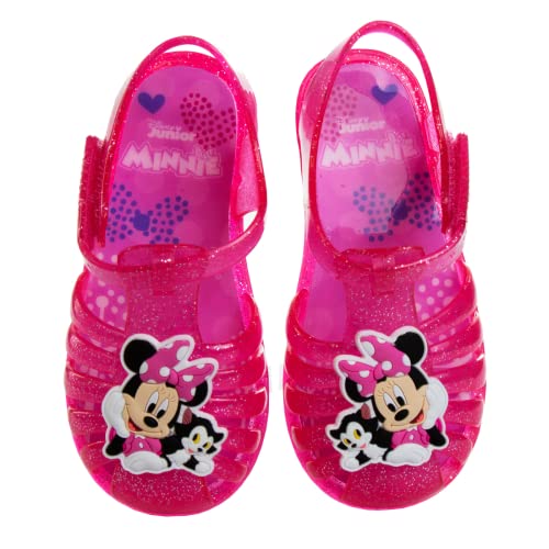 Disney Girls Favorite Characters Jelly Sandals Ballet Summer Slides Beach Water Slip On Pinkblue ToddlerLittle Kid 0 belly baby and beyond