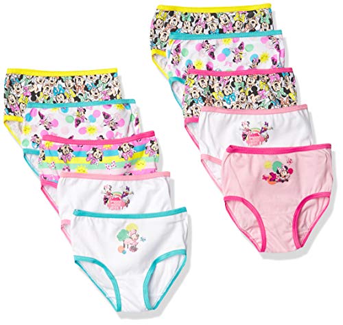 Disney Girls Minnie Mouse Underwear Multipacks with Assorted Prints in Sizes 23t 4t 4 6 8 and 10 0 belly baby and beyond