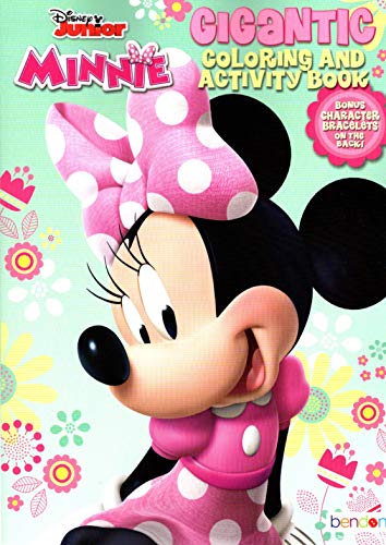 Disney Junior Minnie Mouse Gigantic Coloring Activity Book 200 Pages 0 belly baby and beyond