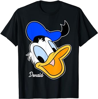 Disney Mickey And Friends Donald Duck Big Face T Shirt 0 belly baby and beyond