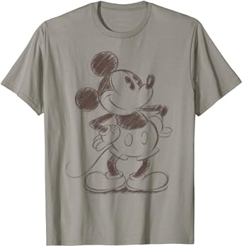 Disney Mickey And Friends Mickey Mouse Sketch Portrait T Shirt 0 belly baby and beyond