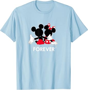 Disney Mickey and Minnie Mouse Silhouettes Forever T Shirt 0 belly baby and beyond
