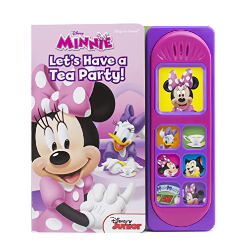 Disney Minnie Mouse Lets Have a Tea Party Little Sound Book PI Kids Play a sound Disney Minnie Board book Sound Book April 15 2013 0 belly baby and beyond